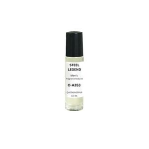 Steel Legend Men's Body Oil All Natural Fresh Aquatic and Adventurous Roll-On
